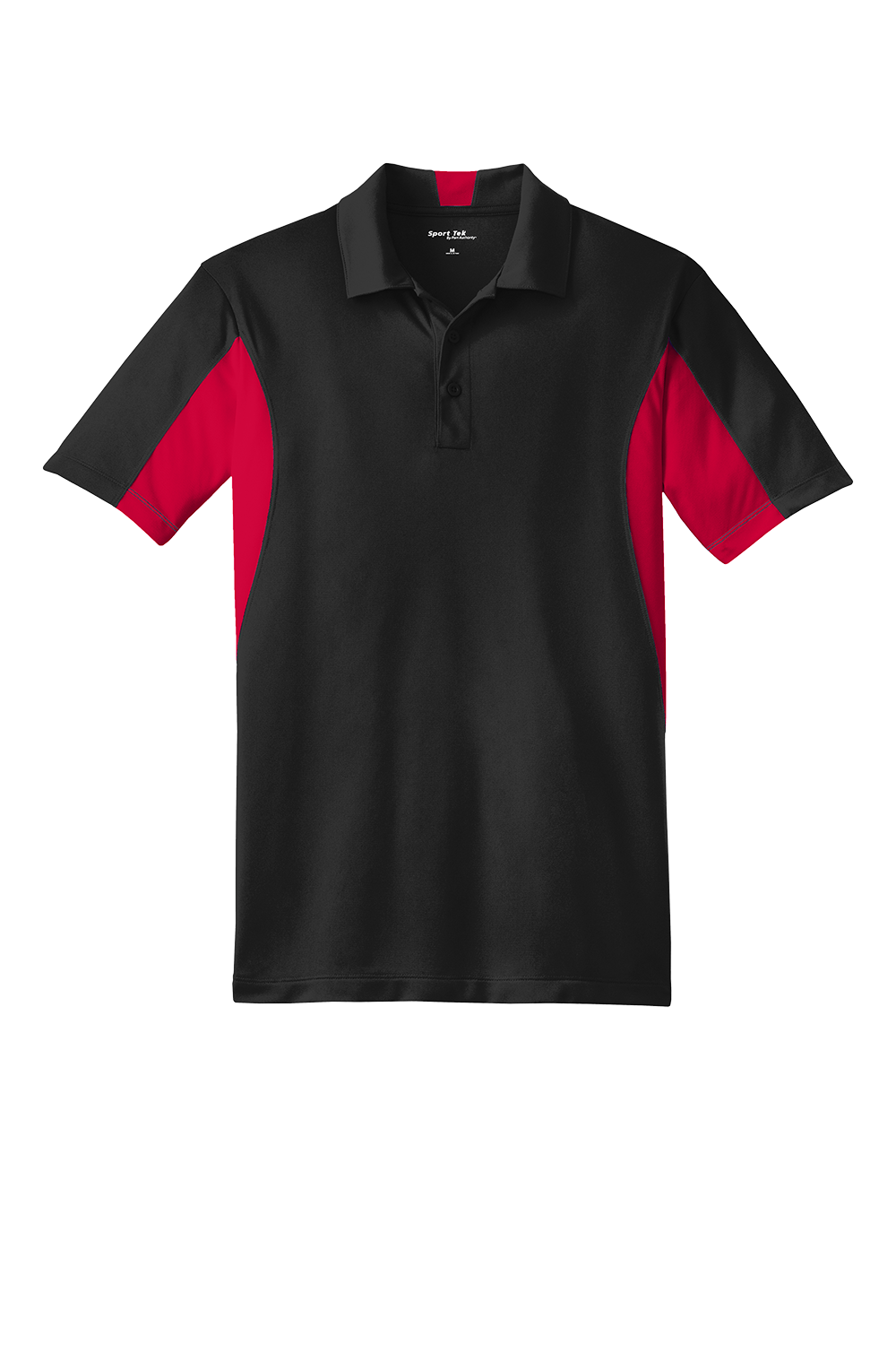 Sport-Tek Side Block Polo - black